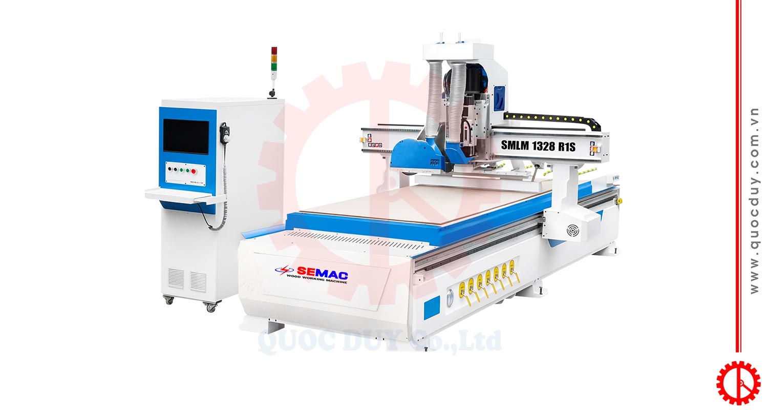Máy phay Router CNC 1 đầu thay dao thẳng