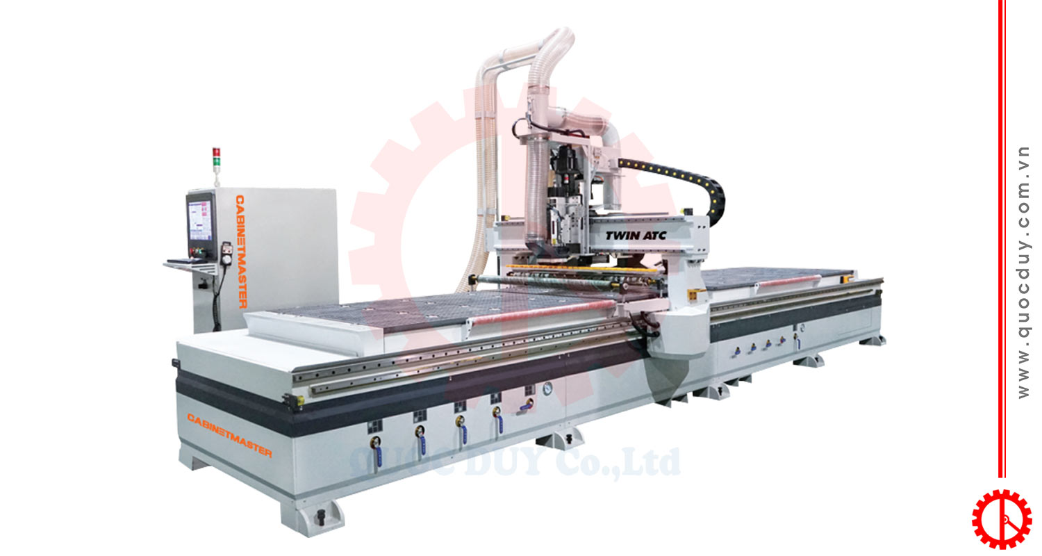 Máy Phay Router CNC 2 Bàn | Quốc Duy