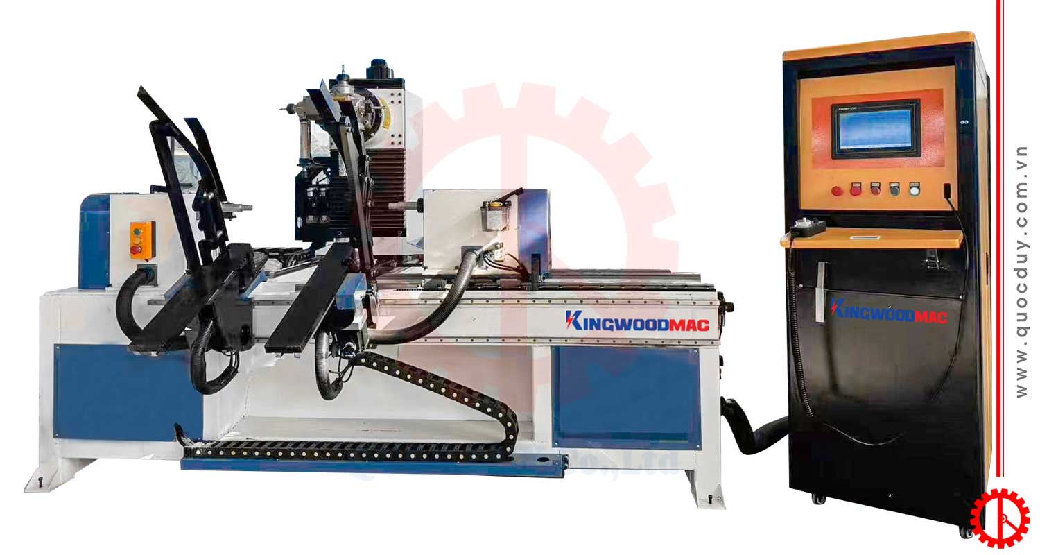 Máy Phay Tiện CNC 5 Trục | Quốc Duy