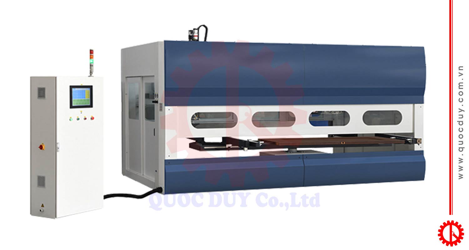 Máy phun sơn gỗ tự động SPD-2500C | Quốc Duy