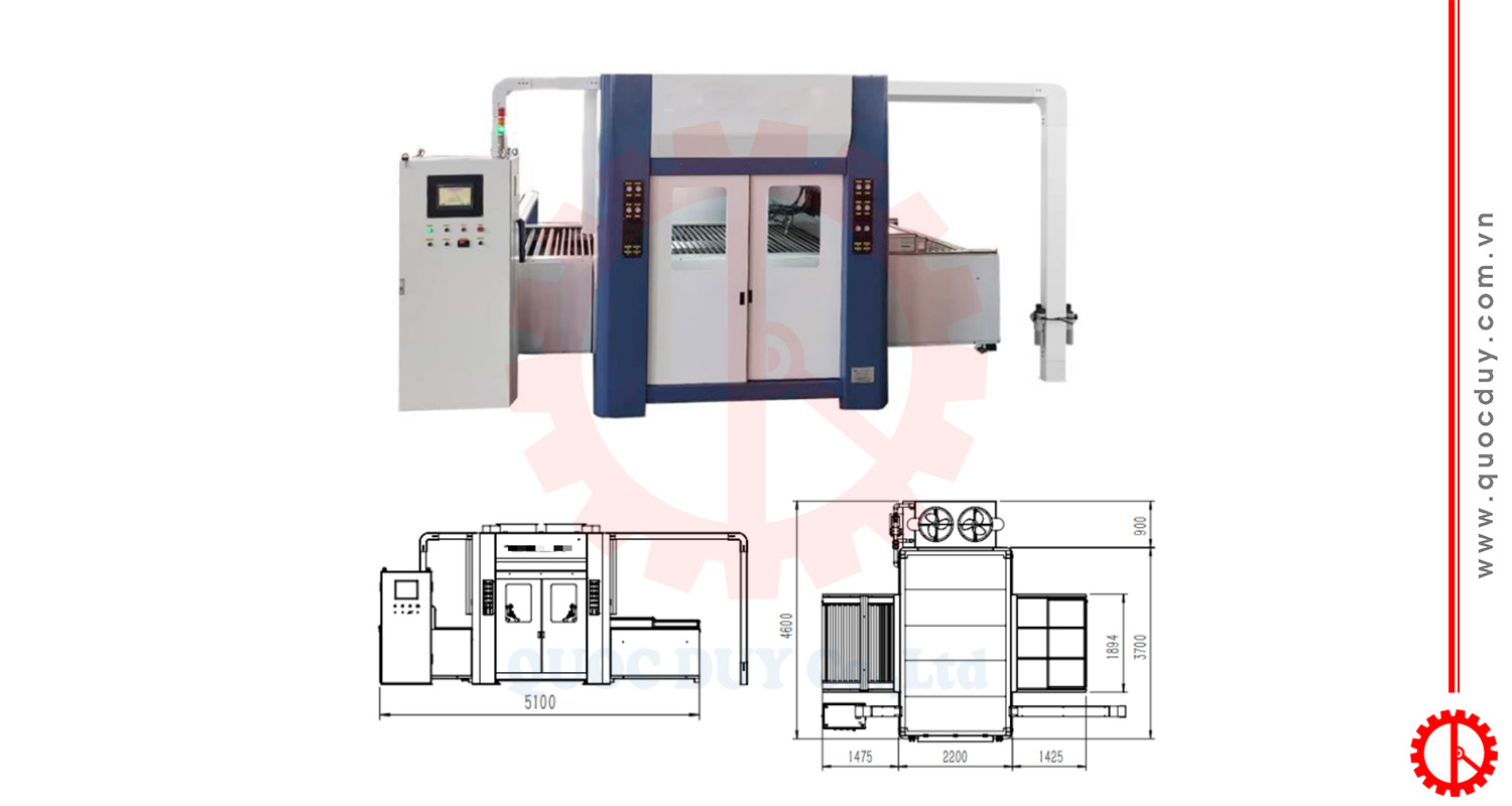 Máy Phun Sơn Tự Động Băng Tải Đinh | Quốc Duy