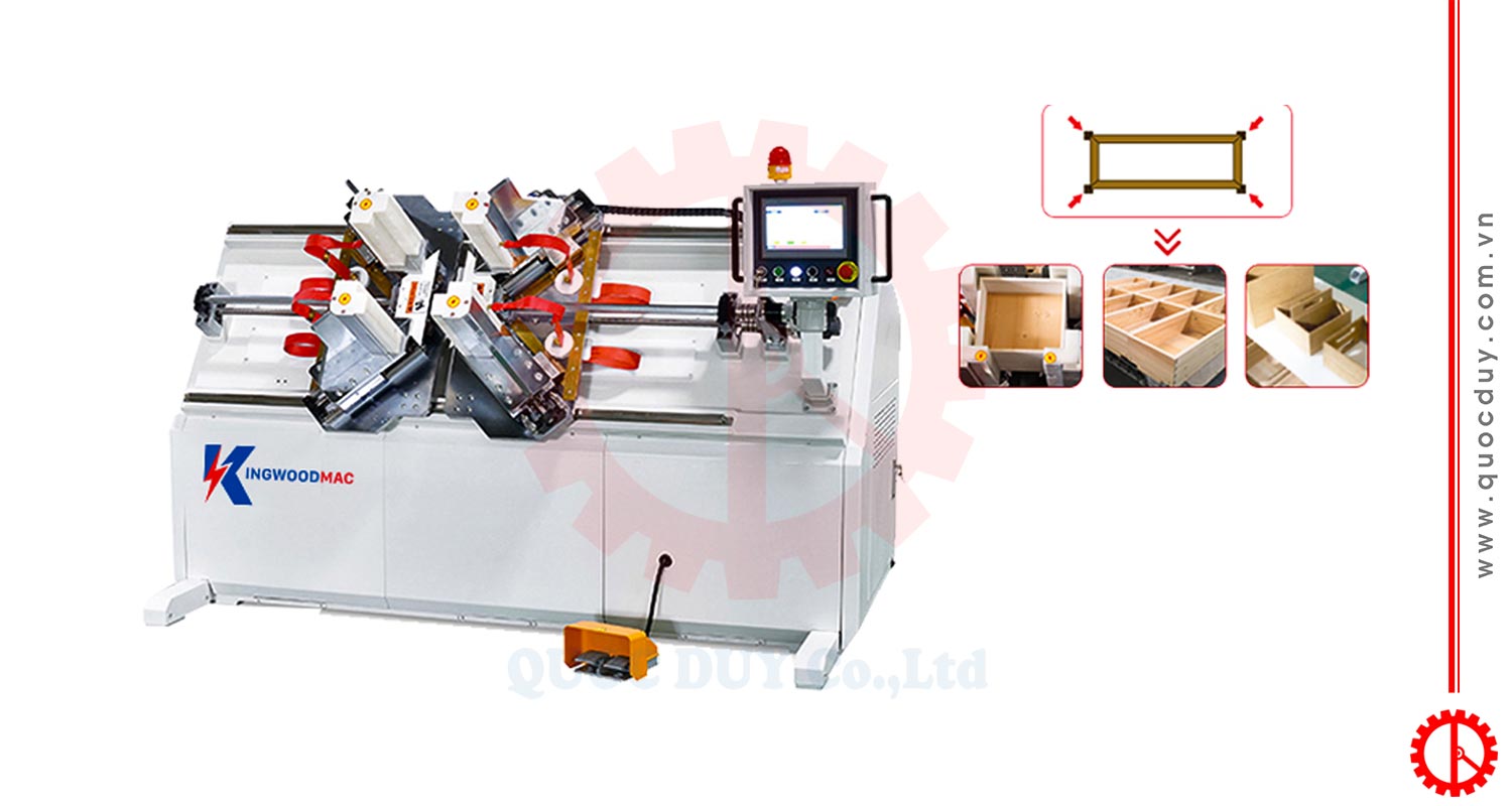 Máy ráp hộc tủ | Quốc Duy