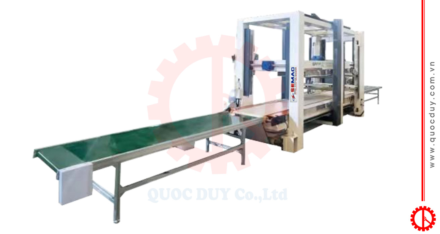 Máy Ráp Khung Tủ Kết Hợp Băng Tải | Quốc Duy