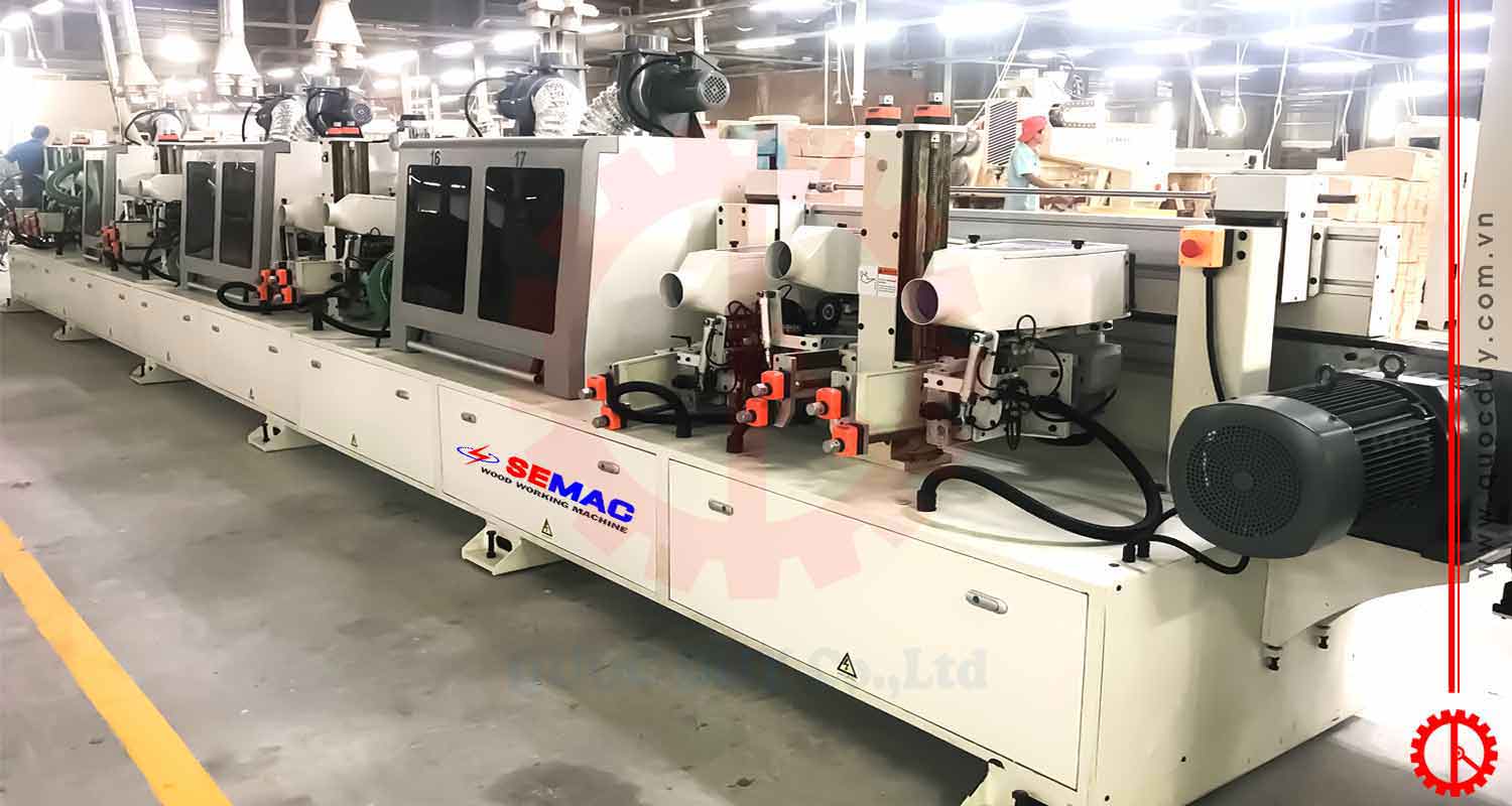 Máy sơn cạnh uv tự động | Quốc Duy