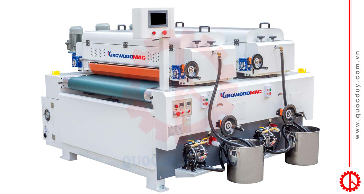 Máy Phủ Sơn UV 2 Trục | Quốc Duy