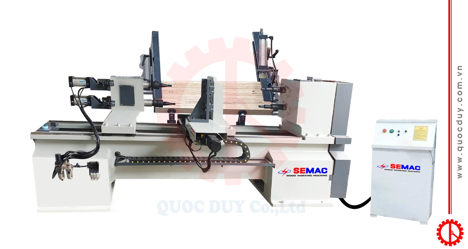 Máy tiện cnc 2 trục cấp phôi tự động - CW 1520 2 AF | Quốc Duy