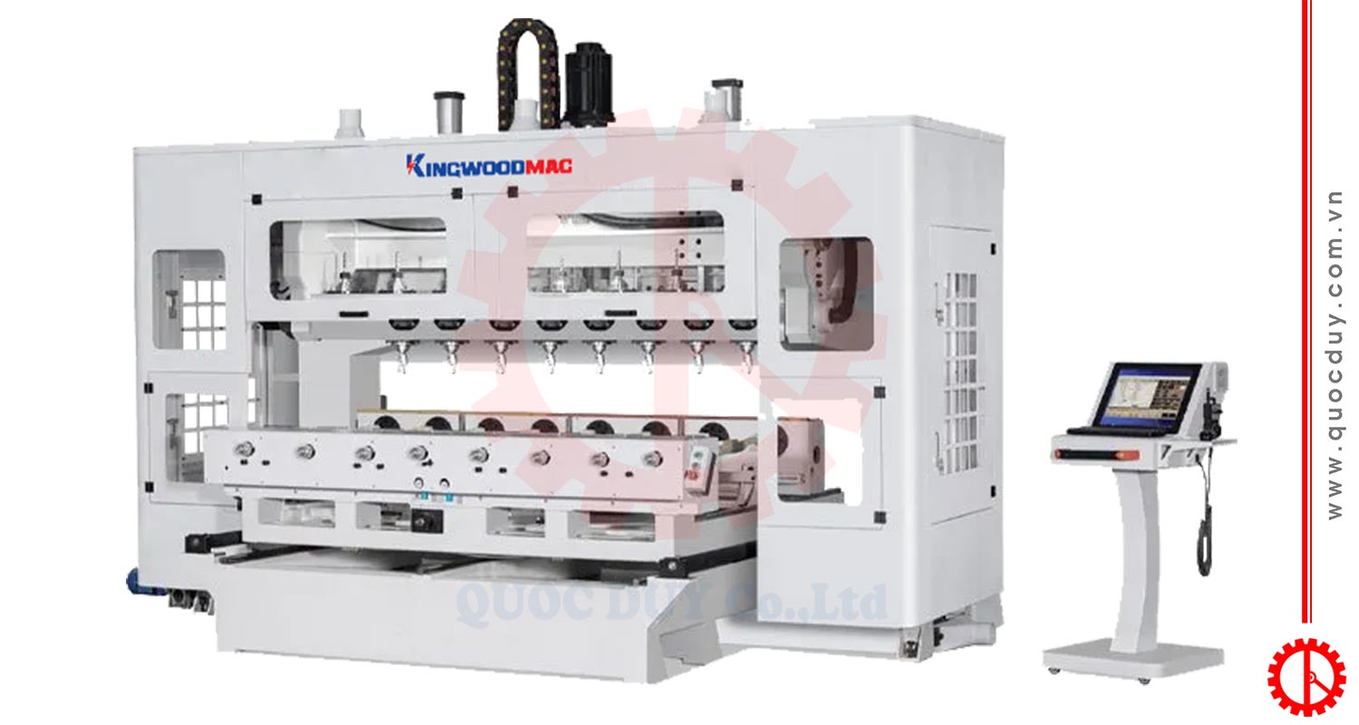 Máy Tiện CNC 32 Đầu Dao 8 Phôi 1 Bàn | Quốc Duy