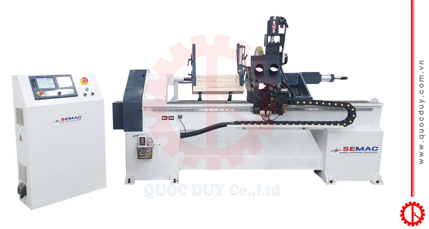 máy tiện tự động cấp phôi cnc | Quốc Duy