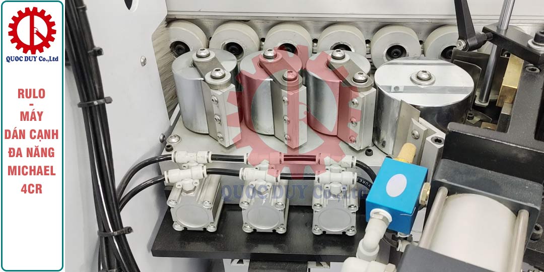Rulo-máy dán cạnh gỗ công nghiệp Michael 4CR