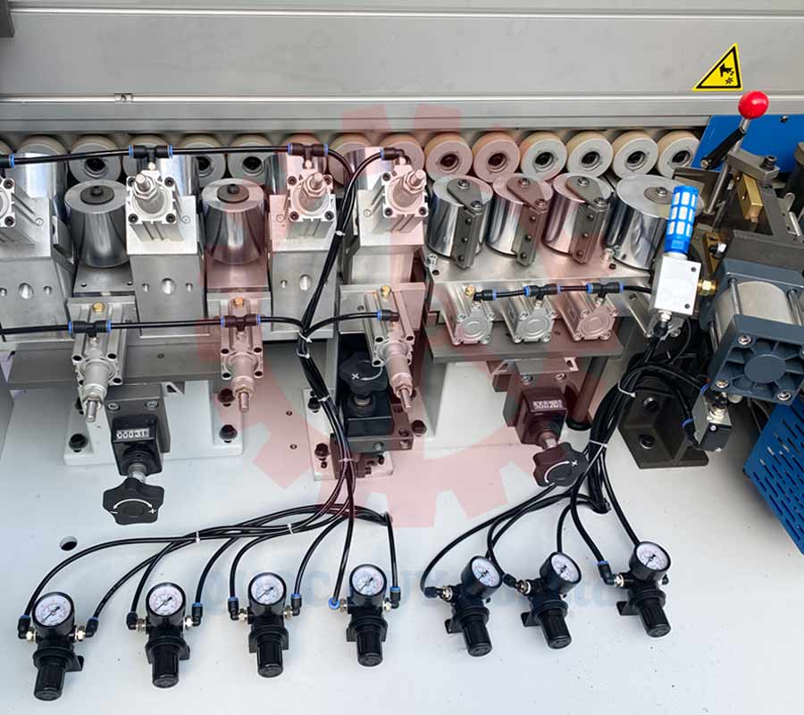 rulo ép nẹp máy dán cạnh vát 45 độ | quốc duy