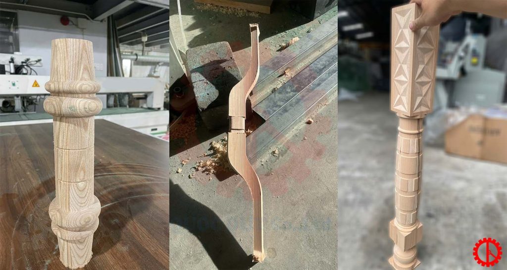 Sản phẩm Máy phay tiện 5 trục chà nhám cấp phôi tự động