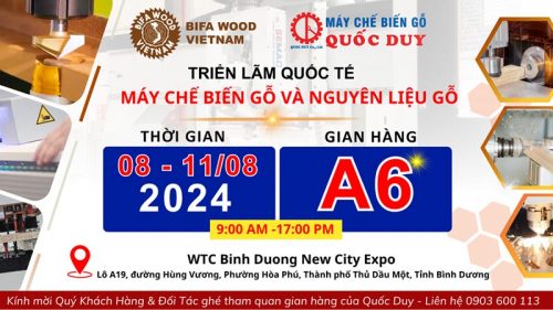 Thư mời tham quan triển lãm BIFA WOOD 2024