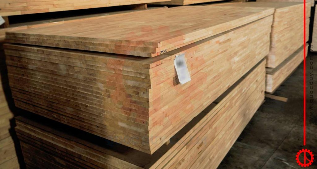 Ván gỗ ghép thanh hoàn thiện I Quốc Duy
