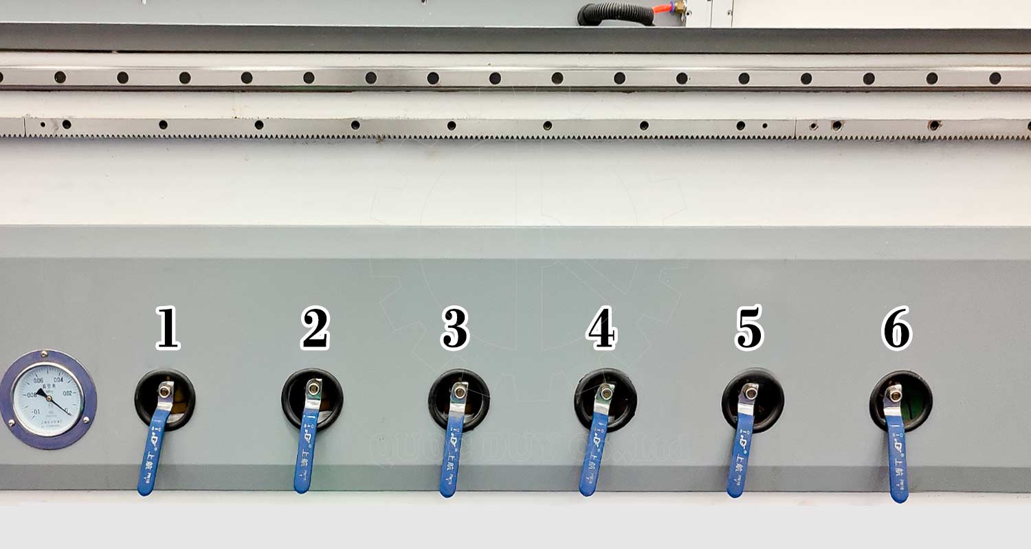 van tắt mở hút chân không bàn làm việc SM 1325YM | Quốc Duy